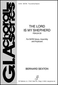 The Lord Is My Shepherd SATB choral sheet music cover Thumbnail